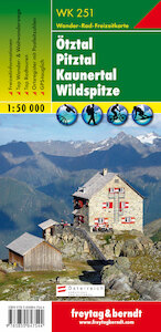 Ötztal, Pitztal, Kaunertal, Wildspitze 1 : 50 000. WK 251 - (ISBN 9783850847544)