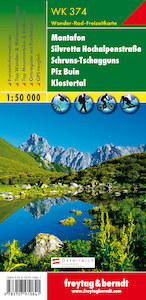 Montafon, Silvretta Hochalpenstrasse, Schrun-Tschagguns, Piz Buin, Klostertal 1 : 50 000 - (ISBN 9783707910841)
