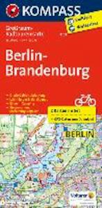 KOMPASS Großraum-Radtourenkarte Berlin-Brandenburg 1 : 125 000 - (ISBN 9783990440650)
