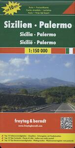 Sizilien - Palermo 1 : 150 000. Auto- und Freizeitkarte - (ISBN 9783707909623)