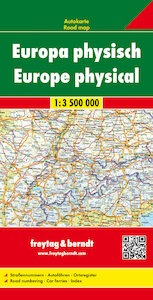 Europa 1 : 3 500 000. Autokarte physisch - (ISBN 9783707903027)