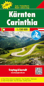 Kärnten, Top 10 Tips, Autokarte 1:150.000 - (ISBN 9783707915259)