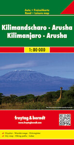 Kilimandscharo - Arusha 1 : 80 000 - (ISBN 9783707909647)