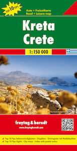 Kreta, Top 10 Tips, Autokarte 1:150.00 - (ISBN 9783707907629)