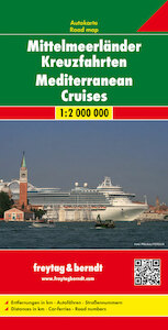 Mittelmeerländer Kreuzfahrten. Autokarte 1 : 2.000.000 - (ISBN 9783707912906)