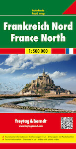 Frankreich Nord / France Nord 1 : 500 000. Autokarte - (ISBN 9783707905809)