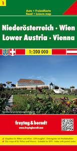 Österreich 01 Niederösterreich, Wien 1 : 200 000 - (ISBN 9783850843416)