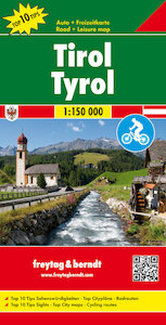 Tirol, Top 10 Tips, Autokarte 1:150.000 - (ISBN 9783707915273)