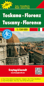 Toskana - Florenz, Autokarte 1:150.000 - (ISBN 9783707902815)