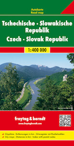 Tschechische Republik / Slowakische Republik 1 : 400 000. Autokarte - (ISBN 9783707904321)