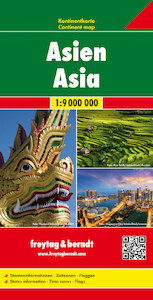 Asien, Kontinentkarte 1:9 000 000 - (ISBN 9783707917604)