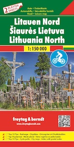 F&B Litouwen West en Oost 2-kaartenset - (ISBN 9783707917741)