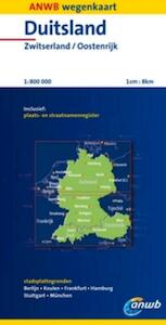 ANWB Wegenkaart Duitsland (Zwitserland/Oostenrijk) - (ISBN 9789018032937)