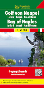 Golf von Neapel - Ischia - Capri - Amalfitana 1 : 50 000 Autokarte - (ISBN 9783707901771)