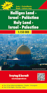 Heiliges Land - Israel - Palästina, Top 10 Tips, Autokarte 1:150.000 - (ISBN 9783707907766)