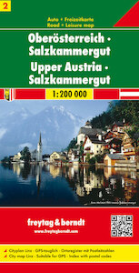 Österreich 02 Oberösterreich, Salzkammergut 1 : 200 000 - (ISBN 9783850843423)