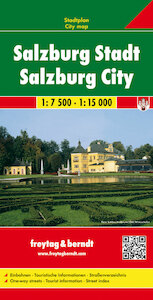 Salzburg Stadt, Stadtplan 1:7.500 - 1:15.000 - (ISBN 9783850841184)