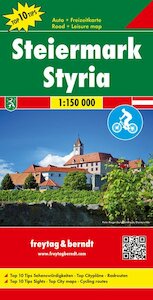 Steiermark, Top 10 Tips, Autokarte 1 : 150 000 - (ISBN 9783707915242)