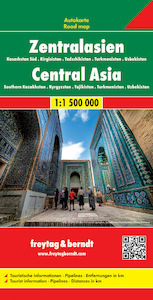 Zentralasien - Kasachstan Süd - Kirgisistan - Tadschikistan -Turkmenistan - Usbekistan 1 : 1.500.000 Autokarte - (ISBN 9783707909753)