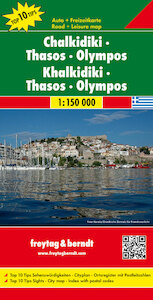 Chalkidiki - Thasos - Olympos 1 : 150 000 - (ISBN 9783707912876)