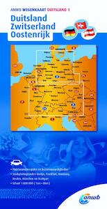Wegenkaart 1. Duitsland/Zwitserland/Oostenrijk - ANWB (ISBN 9789018042387)