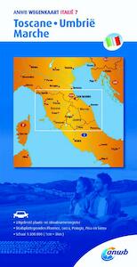 Wegenkaart 7. Toscane,Umbrië,Marche - ANWB (ISBN 9789018042752)