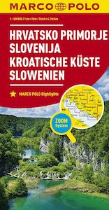 MARCO POLO Karte Kroatische Küste, Slowenien 1:300 000 - (ISBN 9783829737944)