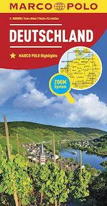 MARCO POLO Länderkarte Deutschland 1:800 000 - (ISBN 9783829738248)