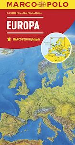 MARCO POLO Länderkarte Europa, physisch 1:2 500 000 - (ISBN 9783829738262)