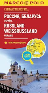 MARCO POLO Länderkarte Russland, Ukraine, Weißrussland 1:2 000 000 - (ISBN 9783829738415)
