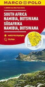 MARCO POLO Kontinentalkarte Südafrika, Namibia, Botswana 1:2 000 000 - (ISBN 9783829739276)