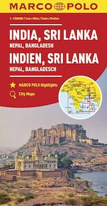 MARCO POLO Kontinentalkarte Indien, Sri Lanka 1:2 500 000 - (ISBN 9783829739443)