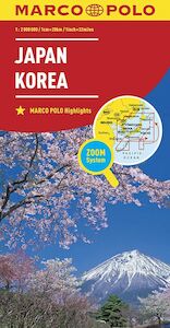 MARCO POLO Kontinentalkarte Japan, Korea 1:2 000 000 - (ISBN 9783829739528)