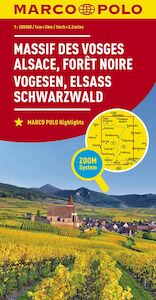 MARCO POLO Karte Frankreich Vogesen, Elsass, Schwarzwald 1:200 000 - (ISBN 9783829739719)