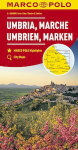 MARCO POLO Karte Italien 8. Umbrien, Marken 1:200 000 - (ISBN 9783829739801)