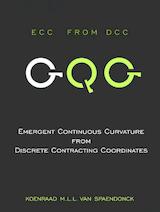 Emerging continuous curvature from discrete contracting coordinates [ecc from dcc]