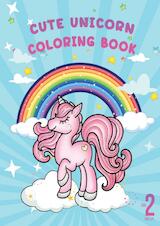 Cute Unicorn coloring book