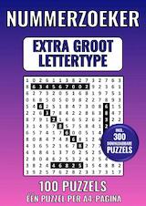 Nummerzoeker Extra Groot Lettertype - 100 Puzzels - Eén Puzzel per A4-Pagina