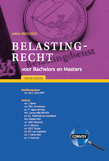 Belastingrecht voor Bachelors en Masters Theorieboek 2021-2022