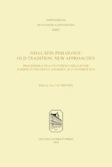 Neo-latin philology: old tradition, new approaches (e-Book)