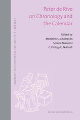 Peter de Rivo on Chronology and the Calendar (e-Book)