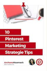 10 Pinterest Marketing Strategie Tips (e-Book)