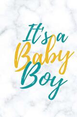Babyshower gastenboek It's a baby boy