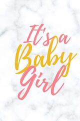 Babyshower gastenboek It's a baby girl