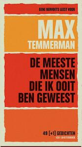 De meeste mensen die ik ooit ben geweest - Max Temmerman (ISBN 9789460015472)