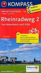 Rheinradweg 2, Von Mannheim nach Köln 1 : 50 000 - (ISBN 9783850267809)