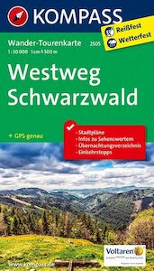 Westweg Schwarzwald 1 : 50 000 - (ISBN 9783850269858)