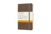 Moleskine Notitieboek Pocket (9x14 cm) Gelinieerd Zachte Kaft Earth Brown - (ISBN 8058341715475)
