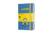 Moleskine LE Notitieboek Minions Pocket (9x14 cm) Gelinieerd B29 Blauw - (ISBN 8055002855372)