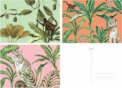 &INK Wenskaarten set - 15 stuks - Botanisch - Jungle - blanco - (ISBN 8719325945188)